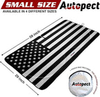 Windshield Sun Shade - American Flag Design, High-Resolution Sun Visor for Car, Truck, SUV with Mirror Cut-Out for Interior Sun Protection, Foldable Car Sun Shade (Black and White, Small)