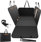 A-Pce 600D Heavy Duty Dog Car Seat Cover for Back Seat,2025 Upgraded Hard Honeycomb Bottom Back Seat Extender for Dogs- Holds 600lbs,Waterproof Scratch Proof Nonslip Dog Hammock for SUV