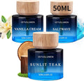 Car Air Freshener, 50ml Large Capacity Air Freshener Diffuser Set, 3-Scent Natural Essential Oil Fragrance, Premium Auto Perfume Accessories