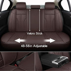 Car Seat Covers,Car Seat Protector Waterproof,Seat Covers Full Set, Car Seat Protectors,Automotive Seat Covers Fit for Most Cars Brown