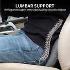 Car Seat Cushion, Memory Foam Seat Pad for Sciatica and Lower Back Pain Relief, Seat Cushion for Car Seat Driver (Gray)