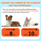 Petskd Top-Expandable Pet Carrier 17x12x8.5 Inches JetBlue Allegiant Spirit Airline Approved, Soft-Sided Carrier for Small Cats and Dogs with Locking Safety Zippers and Anti-Scratch Mesh(Grey)
