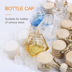 40 Pcs Car Air Freshener Perfume Bottle Replacement Caps With String Pendant Essential Oil Diffuser Replacement Lids Fragrance Aromatherapy Auto Ornaments Decor Accessories With Stoppers