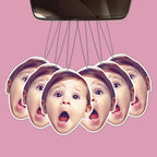 6pcs Custom Car Air Freshener with Picture Photo Logo - Double Sided Print - Personalized Gifts for Valentine's Day Birthday Anniversary