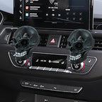 Skull Car Air Fresheners Cute Cool Funny Air Conditioning Vent Perfume Diffuser Decoration Interior Car Accessories 2 pcs