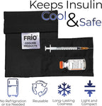 FRIO Cooling Wallet - Insulin Cooler for 45+ Hours of Stress Free On The Go - Black - Mini