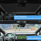 Windshield Sun Shade for 2026 2025 2024 2023 2022 Rivian R1S Custom Fit Window Sunshade SUV Accessories Fodable Sun Visor UV Protector Shade Heat Shield Cover