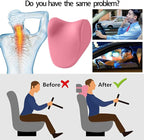 Car headrest Pillow, Car Neck Pillow for Driving and Neck Support Pillow for car headrest, Pink car seat Pillow Head Rest Pillow for car Driving seat with Memory Foam