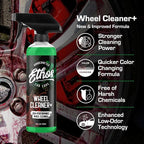 Ethos Wheel Cleaner - Car Wheel Cleaner Spray - Rim Cleaner Spray Brake Dust, Iron Remover - Color Change Technology - Professional Strength Formula (Gallon)