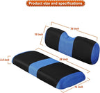 Universal Golf Cart Rear Seat Cover Dress Up for Older Golf Carts - Durable, Breathable Material, Fits Like a Glove for EZGO, Club Car and Yamaha, Easy to Install, Blue