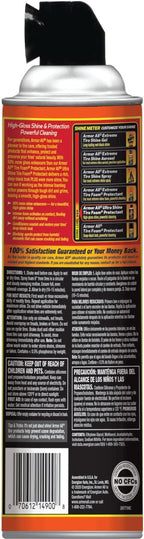 Armor All Ultra Shine Tire Foam Protectant, 18 oz Can, Car Tire Cleaner for Car Care Products