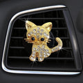 Bling Rhinestone Car Air Vent Clip,Dashboard Outlet Clip,Car Air Freshener Vent Clips,Car Air Conditioning Outlet Clip Decorative,Bling Car Accessories Car Interior Decoration Charm,Cute Car Decor