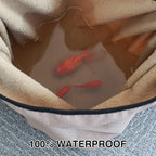 Leader Accessories Towel Waterproof Car Seat Cover Beige for Trucks SUV Seats Fitness Athletes Pets Gym and Water Sport