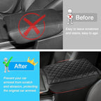 FIILINES Center Console Cover for Honda CR-V 2017-2022, Armrest Cover Pad Cushion Protector CRV Accessories Armrest Cover Middle Console Box Lid Cover Protector Anti-Scratch Black