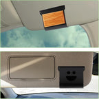 2pcs Car Air Freshener Visor Clip Compatible with Drift Air Freshener, Car Sun Visor Clip for Automobile SUV Truck Accessories (Smiley Face Style)