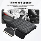 Autorder Center Console Cover for 2021-2025 2026 Ford F150/2022-2025 2026 F150 Lightning Accessories Armrest Cushion Cover Nappa Leather Middle Console Covers (Only fit for Work Surface Console)
