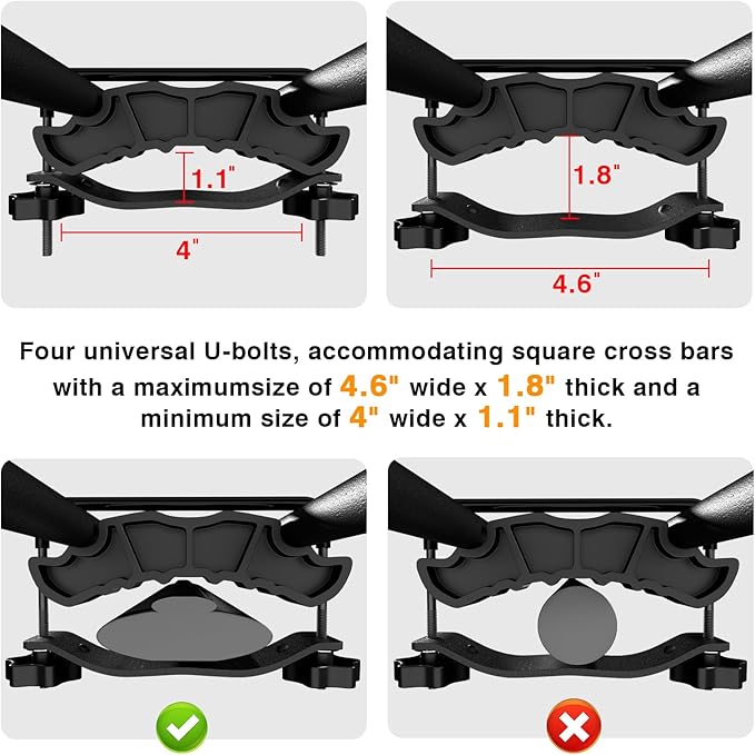 WILDROAD Car Roof Cargo Carrier Combo of Upgraded 64"x 39"x 4" Roof Rack Cargo Basket with 21 Cubic ft Ultra Waterproof Anti-Tear Fabric Cargo Carrier Bag and Super Duty Bungee Cargo Net