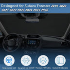 Windshield Sun Shade for for Subaru Forester 2026-2019 Front Window Sunshade Custom Fit Crossover Base Premium Sport Limited Sun Visor UV Protector Shade Heat Shield Cover, Keep Car Cool