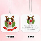 Generic 10Pcs Custom Photo Logo Text Air Fresheners, Double-Sided Car Air Fresheners with Photo Text Logo