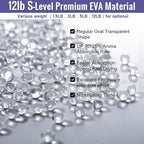 MUBYOK 12lb Premium Unscented Aroma Beads for DIY Car Freshies Eva Beads Bulk Supplies