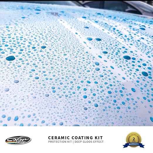 Color N Drive Deep Gloss 9H Car Ceramic Coating Paint Protection Kit, Automotive Polish For Color Protection Against Scratches, Stains, Chipping And UV Light, Vehicle Care Deep Gloss Shine Finish