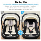 Baby Travel Pillow, Adjustable Head Neck Pillow for Infant Car Seat, Stroller Headrest Pillow for Infants, Banana Travel Headrest Pillow, Comfortble Toddler Neck Pillows for Pushchair, Gray