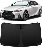 INSAUTO Custom Fit Windshield Sun Shade Accessories for Lexus is 2014-2025, Foldable Front Window Sunshade, UV & Heat Reflector, Keeps Interior Cool, Includes Storage Bag