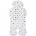 Pinkunn Gel Car Seat Baby Cooling Pad for Summer Breathable Stroller Cooler Pad Multifunctional Carseat Cooling Mat for Baby Child Dining Chair Safety Seat Stroller(White,Fox)