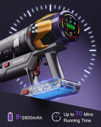 Cordless Vacuum Cleaner 55Kpa/650W/70Mins,1.8L Self Standing Stick Vacuum,Upgraded Vacuum Cordless with Hurricane Mode,Touch Screen,Anti-Tangle Wireless Vacuum,Vacuum Cleaners for Home/Pet Hair/Carpet