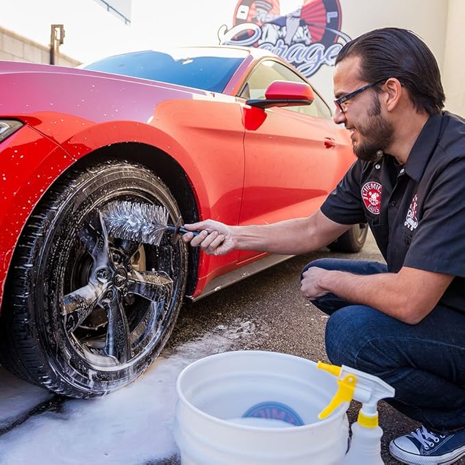 Chemical Guys ACCS37 Easy Reach Wheel and Rim Detailing Brush