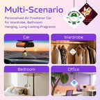 HINFKA 10-1000 Pcs Custom Air Fresheners with Picture – Personalized Double-Sided Photo or Logo Bulk Air Freshener, Customized Gifts for Corporate and Business Branding