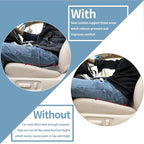Car Seat Cushion, Memory Foam Seat Pad for Sciatica and Lower Back Pain Relief, Seat Cushion for Car Seat Driver (Gray)
