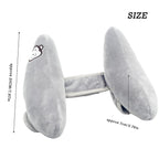 Baby Travel Pillow, Adjustable Head Neck Pillow for Infant Car Seat, Stroller Headrest Pillow for Infants, Banana Travel Headrest Pillow, Comfortble Toddler Neck Pillows for Pushchair, Gray