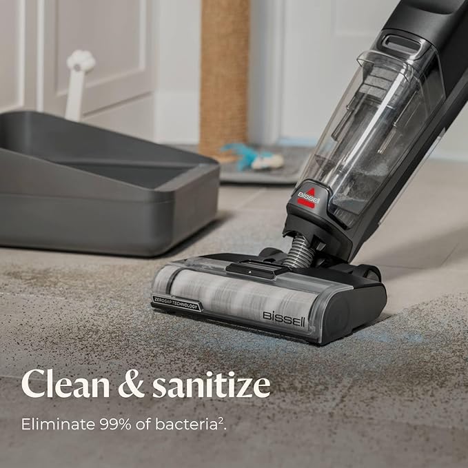 Bissell CrossWave OmniForce Edge Cordless Multi-Surface Hard Floor Cleaner Wet Dry Vacuum with Zero-Gap Edge Technology, 3930F