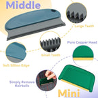 4 Pack Pet Hair Removal Tool, Cleaner Pro Pet Hair Remover for Cat and Dog, Reusable Carpet Scraper Lint Remover, Lint Shaver for Couch, Carpet, Clothing, Bedding, Car, Furniture, Pet Towers