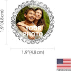 WIRESTER Personalized Car Air Vent Clip with Your Photo, Fresh Scented Car Air Freshener Vent Clip, Decorative Accessories, Interior Decoration for Cars