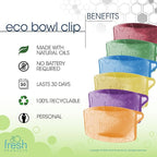 Fresh Products Toilet Bowl Eco Bowl Clip 2.0 Toilet Bowl Air Freshener - Sample Pack (8 Scents)