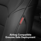 EKR Camry Seat Covers for Toyota Camry XSE,XLE 2025 2026 Waterproof Leather Car Seat Cover Full Set for Trucks SUV-Faux Leather (Black)