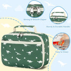 CAMTOP Lunch Box Kids Boys Insulated Lunch Cooler Bag Reusable Lunch Tote Kit for School Travel