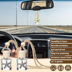 Qinyoung 30 Pack Car Diffuser Bottles Appreciation Gifts for Staff Air Freshener Hanging Empty Bulk Essential Oil Perfume Diffuser Pendant Bottle with Starfish Story Charms Gift for Valentines Day