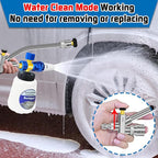 Boltigen Foam Cannon Dual-Connector Tool with 7 Pressure Washer Nozzle Tips, 1/4" Quick Connect Switch Double Tip Attachment, Pressure Washer Extension Wand Accessory Kit, 4000 PSI