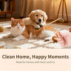 Pet Hair Remover Special Cat and Dog Hair Remover Multi Fabric Edge and Carpet Rake Scraper Dog Hair Remover for Rugs, Couch and Pet Towers(Copper and Stainless Steel, 1PCS)
