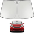 Proadsy 2026 Upgrade Windshield Sun Shade Custom Fit 2012-2018 Nissan Versa Foldable Front Sunshade Protector Sun Visor Blocks UV Rays Keep Car Cooler