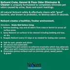 No Scent Crate Kennel & Floor Cleaner for Dog Run, Cat Carrier, Hard Surface Pet Odor & Stain Management (32 Fl Oz / 946 mL)