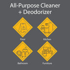 Pro-Grade All-Purpose Cleaner & Deodorizer - Deep Cleaning & Odor Eliminating Formula For Professional & Home Surfaces - 32 Ounce Ready-To-Use - Lavender Breeze