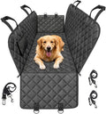 Dog Car Seat Cover,Pets Back Seat Extender,600D Heavy Durable 100% Waterproof Scratchproof Soft Dogs Hammock, Nonslip Backseat Protector for Cars Trucks SUVs