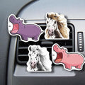 WIRESTER Set of 4 Fresh Scented Car Air Freshener Vent Clip, Decorative Accessories, Interior Decoration for Cars - Dogs, Cats, Animal