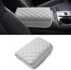 KMMOTORS Tucson(NX4) 2021~2024 Center Console Cover Light Gray, Armrest Cushion, Tucson Accessories, Vegan Leather, Console Lid Protector