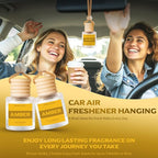Car Air Freshener Diffuser Hanging, Amber Fragrance Oil