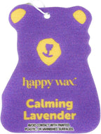Happy Wax Relax and Refresh Mix Hanging Car Cub Air Fresheners Infused with Natural Essential Oils, 4 Ct. Variety Pack - Contains Calming Lavender, Fresh Cotton, Lemon, and Vanilla Sandalwood